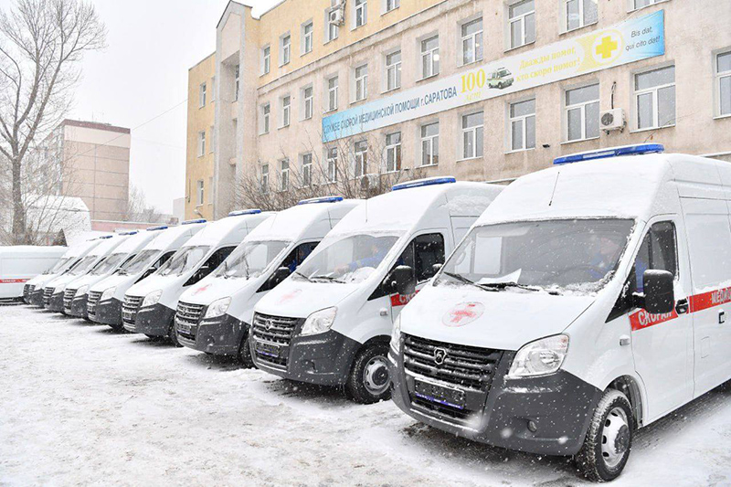 Питерский район получил новую машину скорой помощи.