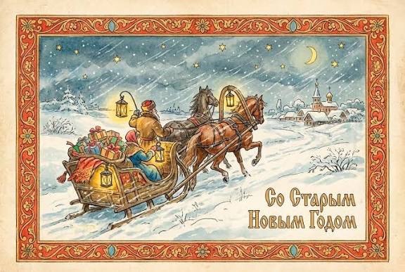 Старый Новый год в Питерском районе.