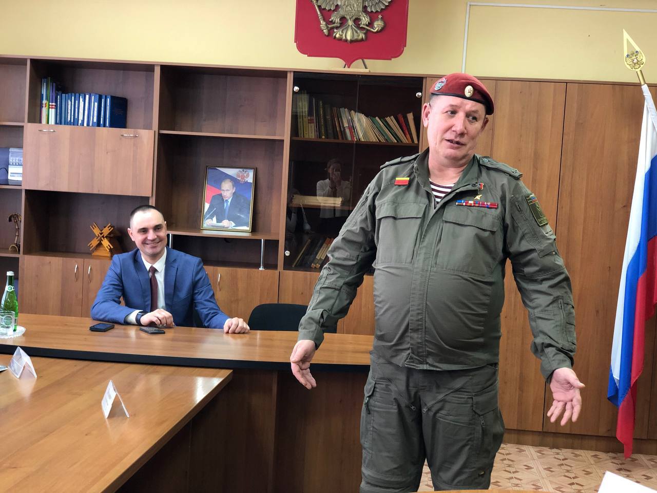 Наш район с рабочим визитом посетил Герой России, депутат Саратовской облдумы Александр Янклович.